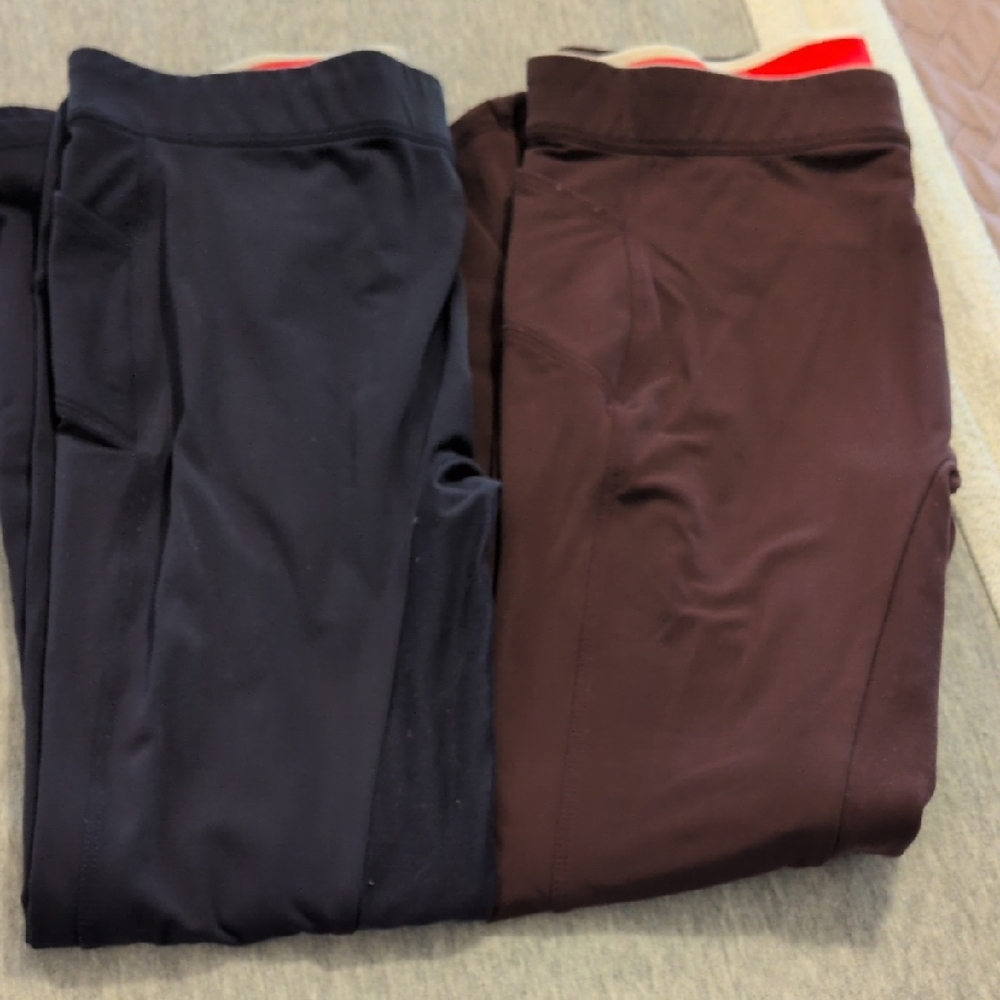 Tracksmith Navy And Maroon Five Lane Tight!  Size M